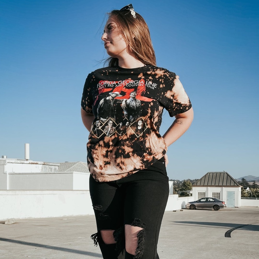 Bleached Florida Georgia Line Tee